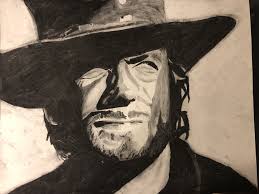 Clint Eastwood Drawing Drawings Artwork Historical Figures