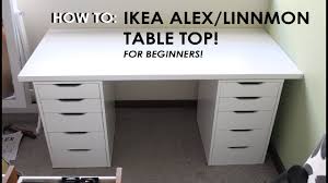 Ikea alex custom desk : How To Set Up Ikea Alex Linnmon Drawers For Beginners Throwback New Makeup Storage Vlog Youtube