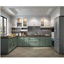 Do you need the worktop to be heat resistant, so that it can handle hot pots and pans? 2019 American Style Solid Wood Kitchen Cabinet Set Designs For Bigl Kitchens Kitchen Cabinets Aliexpress