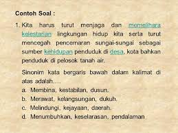 Maybe you would like to learn more about one of these? Bahasa Indonesia Sinonim Dan Antonim Ppt Download