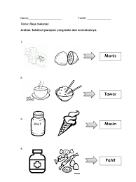 Gambar ini di ambil dari website berikut : Lembaran Kerja Rasa Makanan
