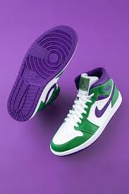 Air Jordan 1 Mid Aloe Verde Court Purple Stadium Goods In 2020 Jordan Shoes Girls Sneakers Men Fashion Hype Shoes