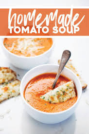 Simple Homemade Tomato Soup Pinch Of Yum Recipe Homemade Tomato Soup Recipe Tomato Soup Homemade Soup Recipes