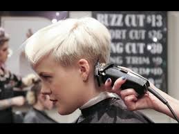 Razor cut hairstyle for short pixie with undercut. Undercut Pixie How I Get My Haircut Youtube