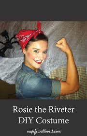 Cool rosie the riveter costume. Rosie The Riveter Costume Halloween My Life Well Loved