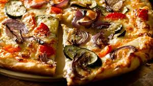 Roasted Vegetable Bechamel Pizza Recipe With Images Roasted Vegetables Recipes