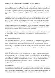 While creating your business plan, be sure to include opportunities to get small business grants to help fund your new venture. How To Start A Fish Farm Designed For Beginners