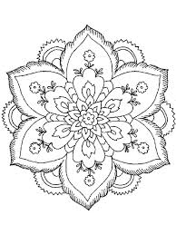 Flower Coloring Pages For Adults Below Is A Collection Of Beautiful Flower Color Printable Flower Coloring Pages Mandala Coloring Books Mandala Coloring Pages