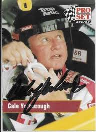 1991 Pro Set Racing Signed Card Cale Yarborough NASCAR Autograph