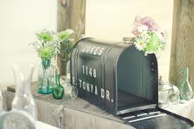 Rustic wedding card boxes can be different, and these aren't always boxes, you can find more alternatives that catch an eye. Elegant Rustic Wedding Real Wedding Photos Unique Card Holder