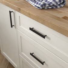 Simple Chamfered Kitchen Cabinet Or Furniture Drawer 5 1 16 Center Bar Pull Multipack In 2020 Black Cabinet Hardware Drawer Hardware Kitchen Cabinet Hardware