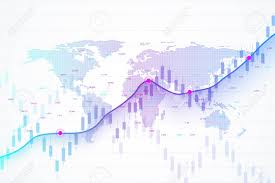 Stock Market And Exchange Candle Stick Graph Chart Of Stock