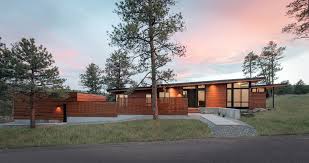 Woodhouse's new modern timber frame series merges contemporary architecture with classic timber frame construction for homes. An Architect S Modern Home In Evergreen Colorado Homes Lifestyles