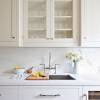 Peel and stick real marble tile. 1