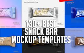 Download 130 Best Snack Bar Mockup Templates Free Premium