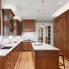 Light To Medium Wood Kitchen Cabinets Find A Natural Balance To Work As The Structure Fo Medium Wood Kitchen Cabinets Brown Kitchen Cabinets Dark Oak Cabinets