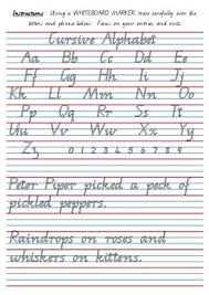 Queensland Cursive Worksheets Teaching Resources Tpt