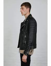 Men S Kay Michaels Platinum Leather Jacket In Black Leather Jacket Leather Jacket Men Leather