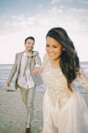 Stylish And Colourful Beach Wedding In The Philippines Wedding Photography Wedding Dress Photography Fun Wedding Photography