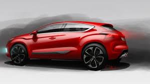 Citroen Ds4 Design Sketch 4 Lg Citroen Ds4 Automotive Illustration Citroen