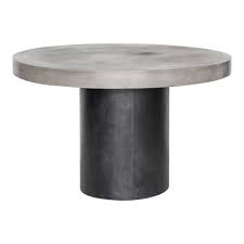 Cassius Outdoor Dining Table Black Base Dining Table Black Concrete Outdoor Dining Table Outdoor Dining Table