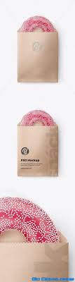 Pantalla principal en modo cine. Paper Pack With Pink Glazed Donut Mockup 65182 Free Download Godownloads