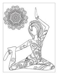 Yoga And Meditation Coloring Book For Adults With Yoga Poses And Mandalas Coloring Books Designs Coloring Books Coloring Pages