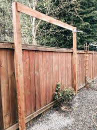 Privacy screen in the yard. Diy Horizontal Privacy Fence A Cedar Fence Extension Project Rain And Pine