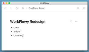 WorkFlowy Has A New Design – Workflowy