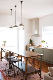 Olive green & light blue. Olive Green Kitchen Ideas Inspiration And Paint Colors Hunker