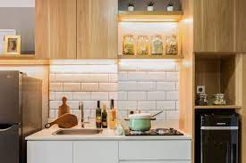 Jual kitchen set putih perumahan villa rizki ilhami kelapa dua tangerang; 5 Inspirasi Desain Kitchen Set Untuk Apartemen Studio Halaman All Kompas Com
