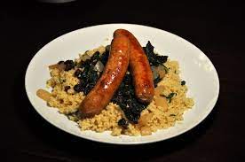 Maybe you would like to learn more about one of these? Slice Of Rice Merguez Sausage With Kale And Couscous