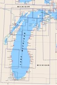 themapstore noaa charts great lakes lake michigan chart