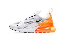 Nike S Air Max 270 Surfaces In White Black Orange Nike Shoes Air Max Pink Nike Shoes Air Max 270