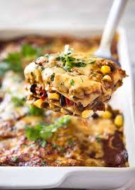 Low carb chile rellenos casserole with all the flavor minus the carbs! Vegetarian Mexican Lasagna Recipetin Eats
