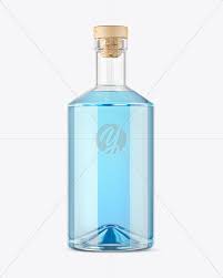 Download Clear Glass Gin Bottle Mockup In Bottle Mockups On Yellow Images Object Mockups PSD Mockup Templates