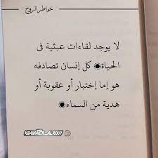 لا يوجد لقاءات عبثية في الحياة كل إنسان تصادفه هو إما إختبار أو عقوبة أو هدية من السماء words quotes words positive notes
