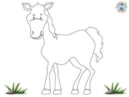 Roosters, lambs, farm and zoo animals are just a few of . Horse Coloring Page Free Printables Treasure Hunt 4 Kids