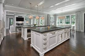side by side kitchen islands design ideas