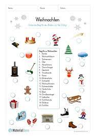 Arbeitsblatt 20 Abbildungen Zu Weihnachten Zuordnen Vorschule Weihnachten Weihnachten In Deutschland Deutsche Weihnachten