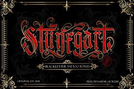 Pauls swirly gothic font, gothic(89 fonts), en please, share link to our service, to activate all fonts apply font. Stunegart Font Extra Ornament 929035 Blackletter Font Bundles