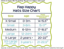 Flap Happy Baby Girls Upf 50 Floppy Hat Vanilla Stripe Seersucker Large