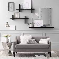 The fact that the wall shelf does not take up too much space is a perfect feature for small houses. 21 Floating Shelves Decorating Ideas Wall Shelves Living Room Floating Shelves Living Room Wall Decor Living Room