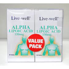 Nutricost alpha lipoic acid 600mg per serving 120 caps, 60 servings. Live Well Alpha Lipoic Acid 150mg 90 S 2 X 90 S Exp 10 20 Shopee Malaysia