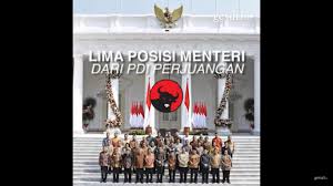 Diposting oleh pdi perjuangan losarang di 01.40. 5 Menteri Dari Pdi Perjuangan Di Kabinet Indonesia Maju