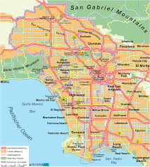Freie kommerzielle nutzung keine namensnennung bilder in höchster qualität. Karte Von Los Angeles Stadt In Usa Welt Atlas De