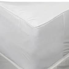 Allerease 18 In Queen Polyester Mattress Pad White Waterproof Mattress Pad Mattress Mattress Pad Cover