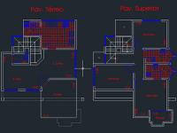 Projeto dwg, residencial, dois pavimentos, elétrica, hidrossanitário, plantas, detalhamento. 3d1