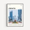 Jakarta Print, Jakarta Poster, Jakarta Wall Art, Jakarta Art Print ...