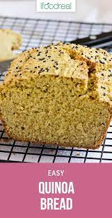 Quinoa Bread Recipe Is Yeast And Gluten Free Made With Dry Quinoa Oat Flour Coconut Oil And Almon Quinoa Bread Gluten Free Recipes Bread Quinoa Flour Recipes